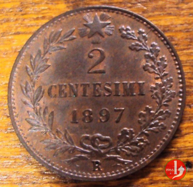 2 centesimi 1897 (Roma)