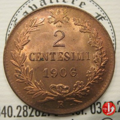 2 centesimi valore 1906 (Roma)
