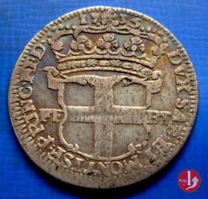 5 Soldi I tipo 1735 (Torino)