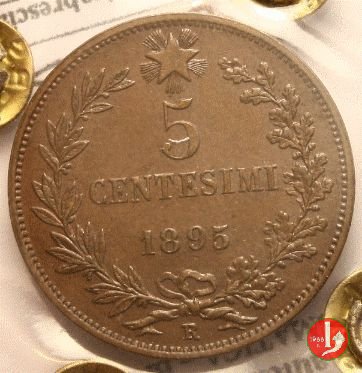 5 centesimi 1895 (Roma)