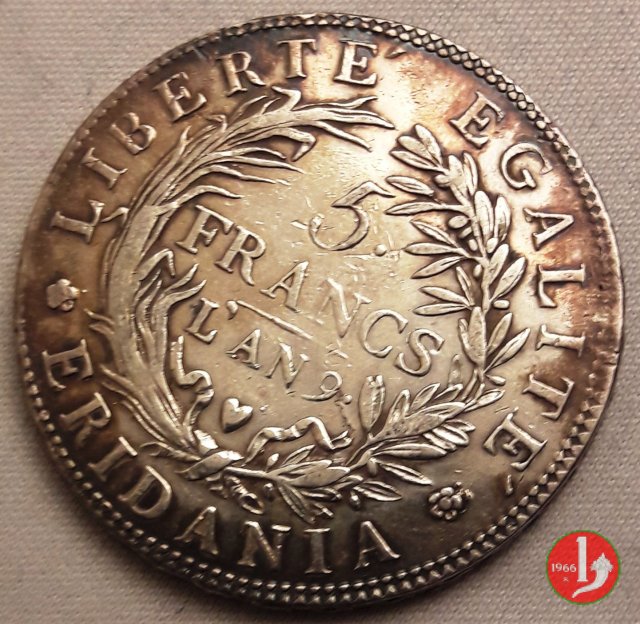 5 francs 1800-1801 (Torino)