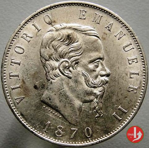 5 lire o scudo 1870 (Milano)