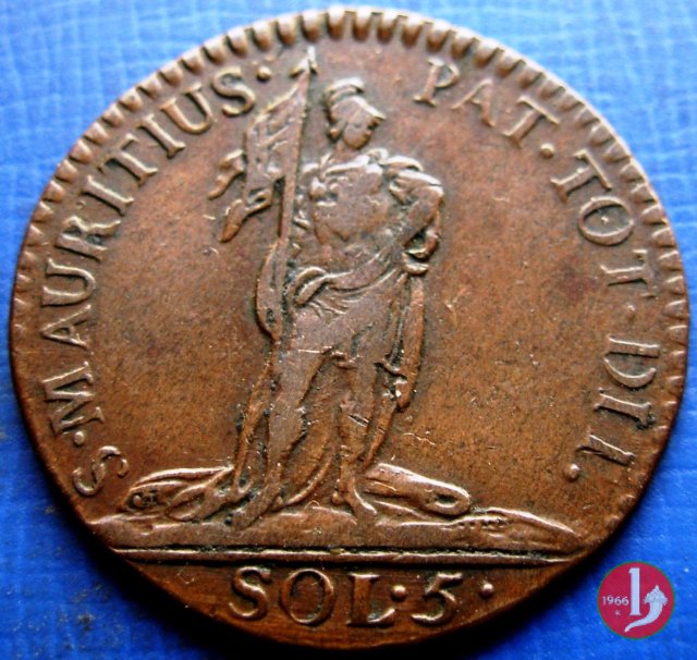 5 soldi 1795 (Torino)