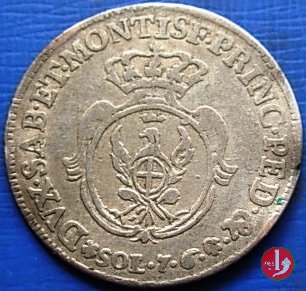 7,6 soldi 1757 (Torino)