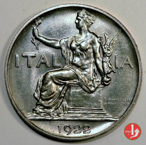 Buono da 1 lira 1922 (Roma)