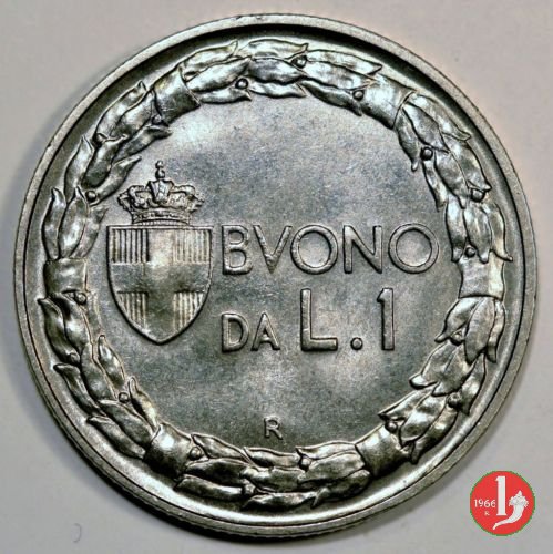 Buono da 1 lira 1922 (Roma)