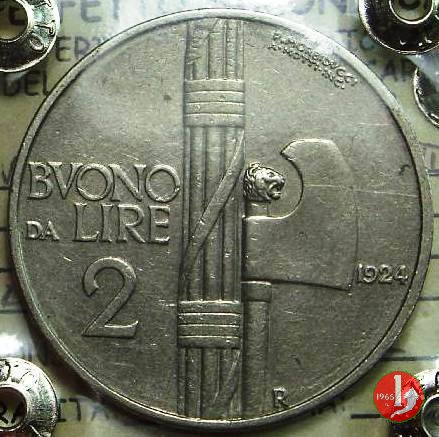 Buono da 2 lire 1924 (Roma)