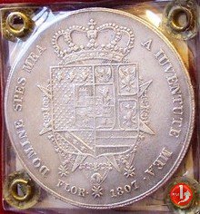 dena o 10 lire Fiorentine 1807 (Firenze)