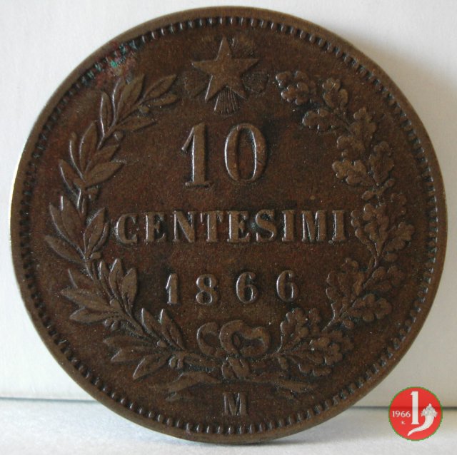 10 centesimi 1866 (Milano)