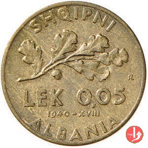 0,05 lek 1940 (Roma)