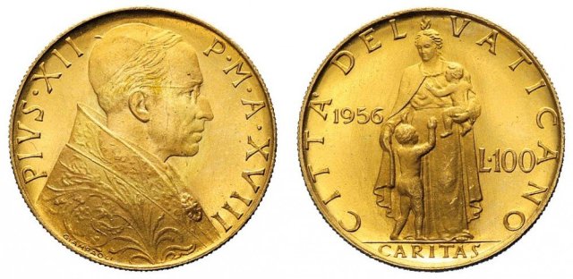 100 Lire IV Tipo 1956 (Roma)