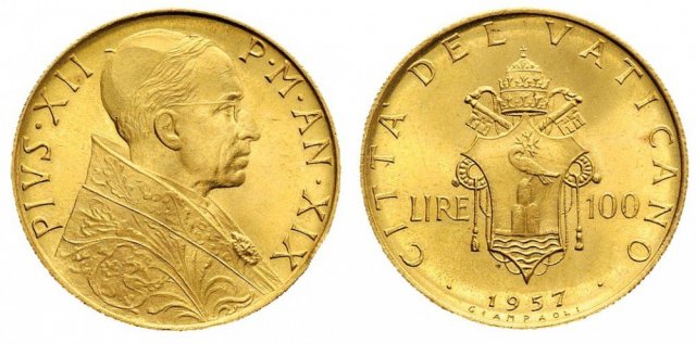 100 Lire V Tipo 1957 (Roma)