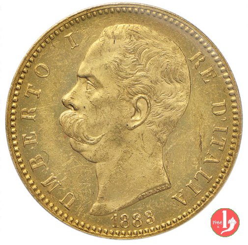 100 lire 1883 (Roma)