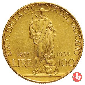 100 lire 1933-1934 (Roma)