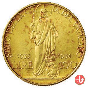 100 lire 1933-1934 (Roma)