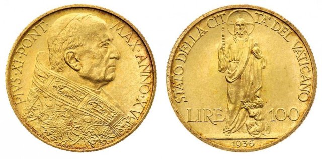 100 lire 1936 (Roma)