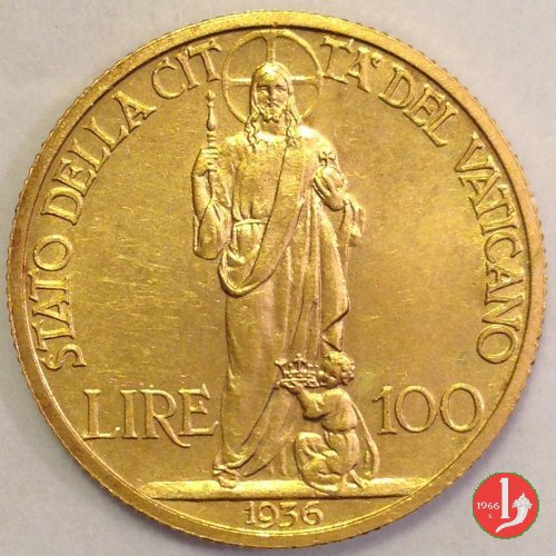 100 lire 1936 (Roma)