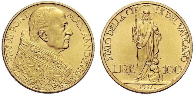 100 lire 1937 (Roma)