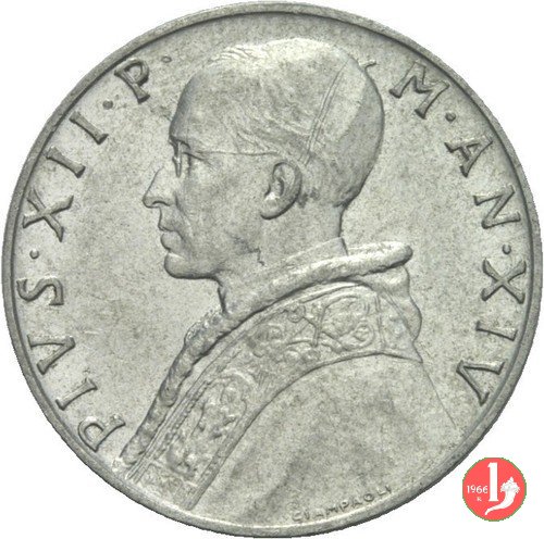 10 Lire V Tipo 1952 (Roma)
