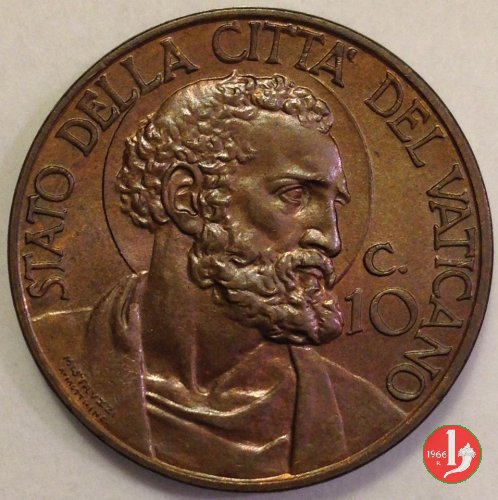 10 centesimi 1930 (Roma)