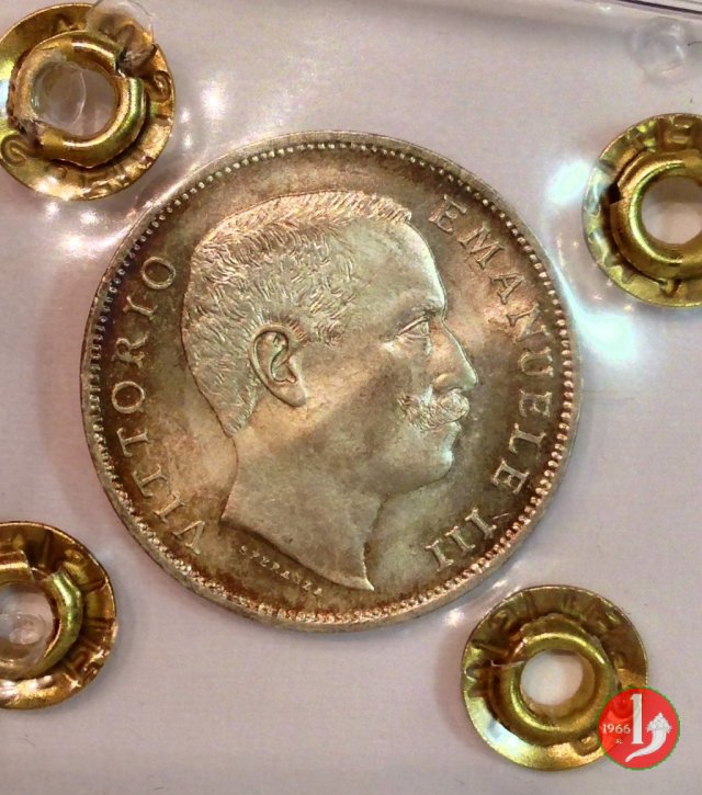 1 lira aquila sabauda 1902 (Roma)