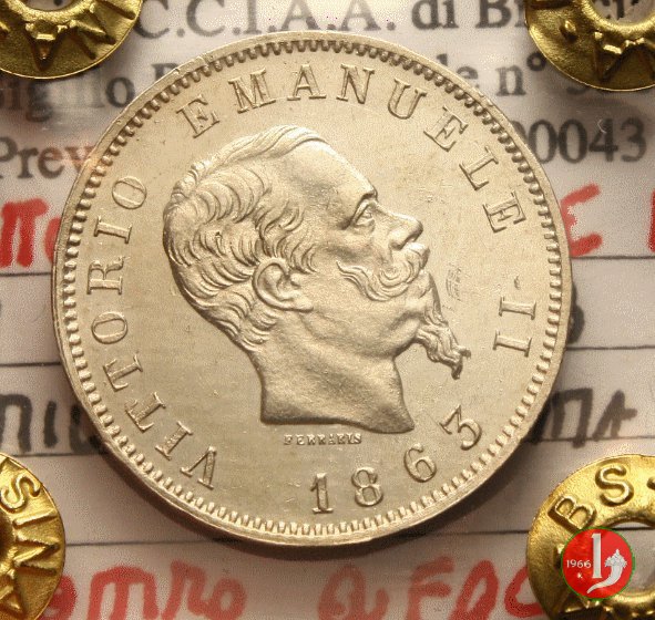 1 lira stemma 1863 (Milano)