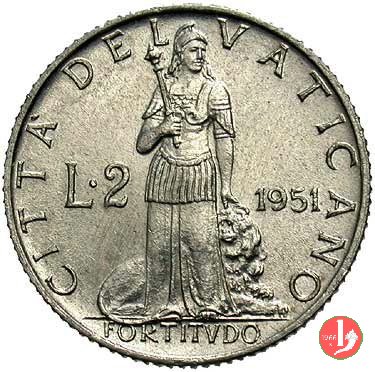 2 Lire V Tipo 1951 (Roma)