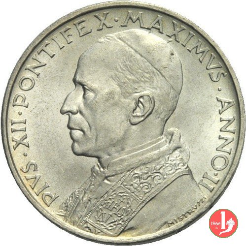 5 Lire I Tipo 1940 (Roma)