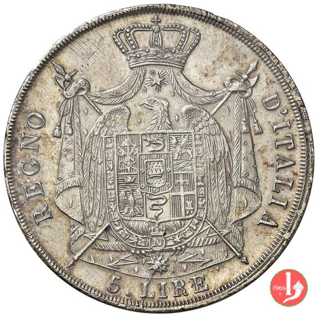 5 Lire 1813 (Bologna)