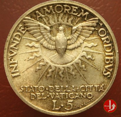 5 lire 1939 (Roma)