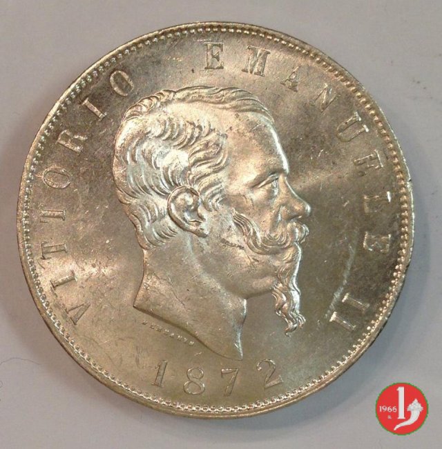 5 lire o scudo 1872 (Milano)