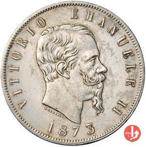 5 lire o scudo 1873 (Milano)