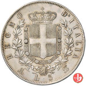 5 lire o scudo 1873 (Milano)