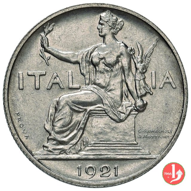 prova buono da 1 lira 1921 (Roma)