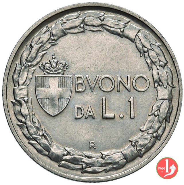 prova buono da 1 lira 1921 (Roma)