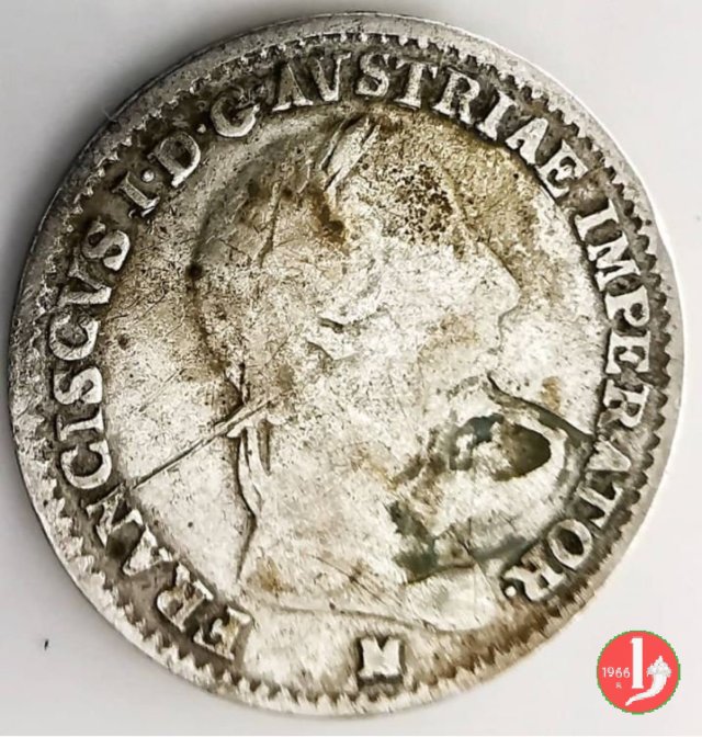 1/4 di lira 1823 (Milano)