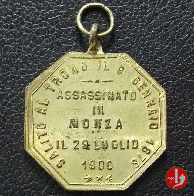 Morte di Umberto I 29-07-1900 Ottagonale 1900