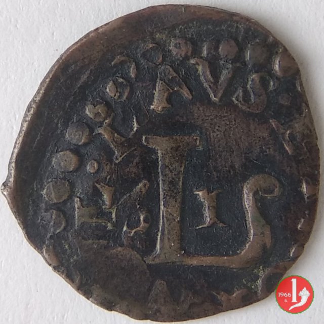 Quattrino 1661 tipo Lucca 1661 (Novellara)