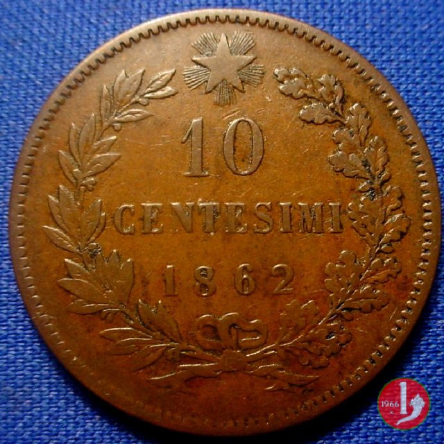 10 centesimi 1862 (Strasburgo)