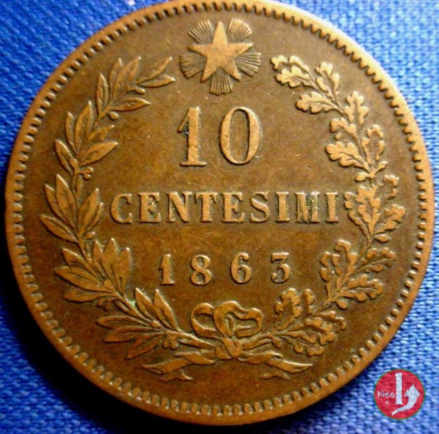 10 centesimi 1863 (Strasburgo)