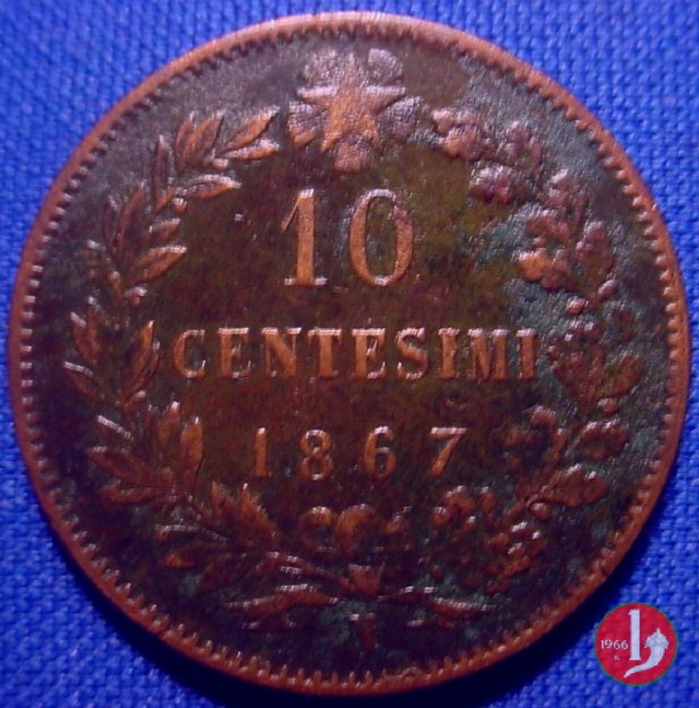 10 centesimi 1867 (Napoli)