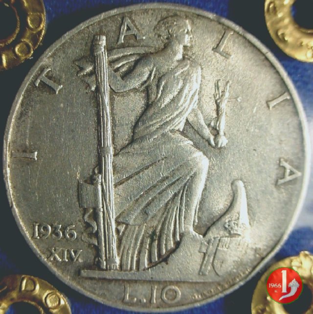 10 lire impero 1936 (Roma)