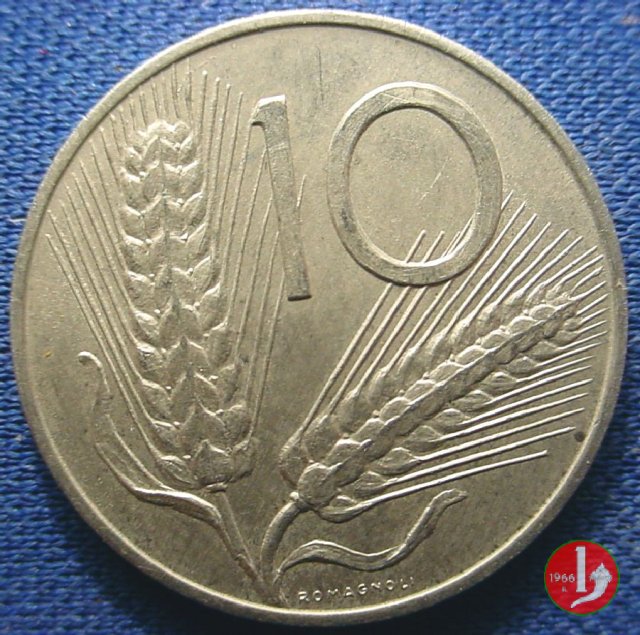 10 lire spighe 1974 (Roma)