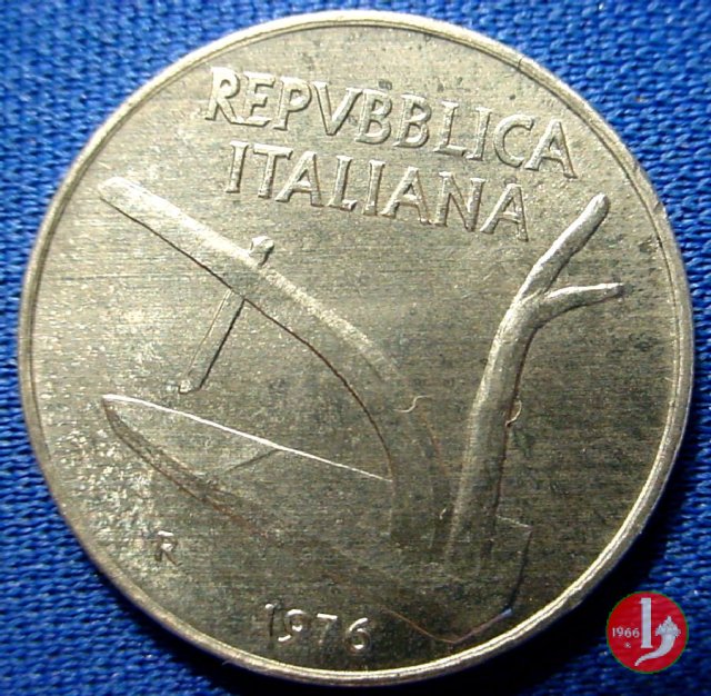 10 lire spighe 1976 (Roma)