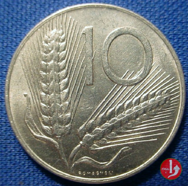 10 lire spighe 1977 (Roma)