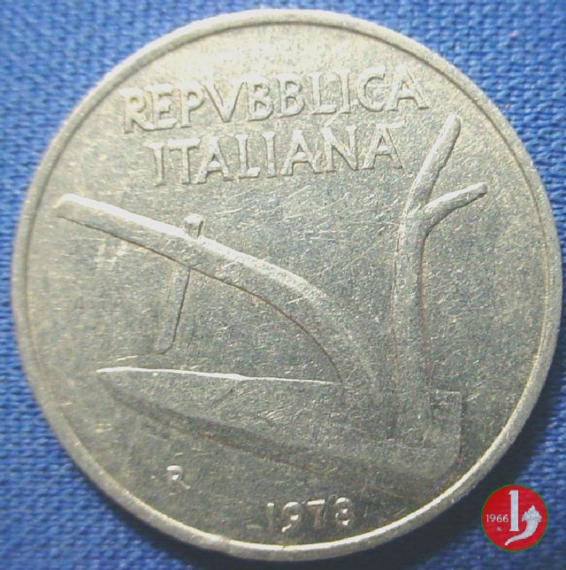 10 lire spighe 1978 (Roma)