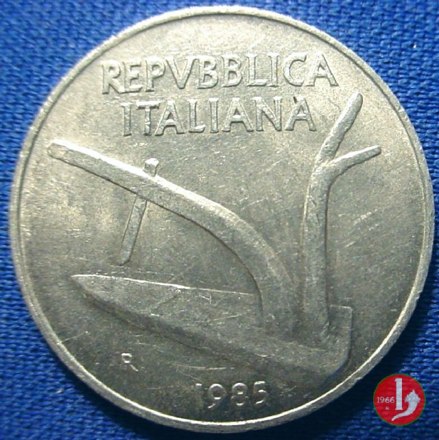 10 lire spighe 1985 (Roma)