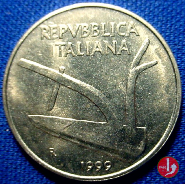 10 lire spighe 1999 (Roma)