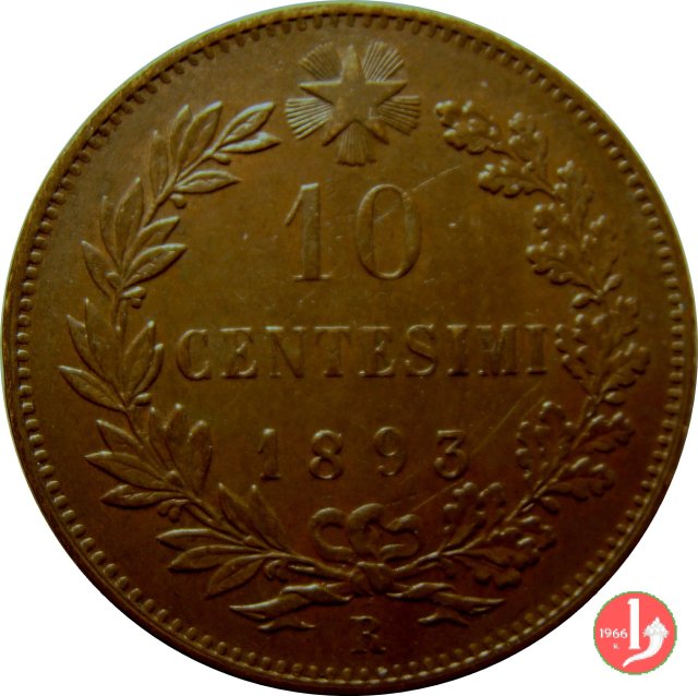 10 centesimi 1893 (Roma)