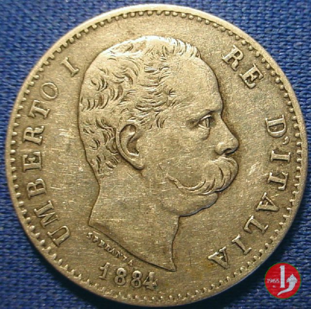 1 lira 1884 (Roma)